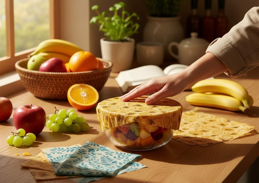 Can a reusable beeswax wrap replace cling film?